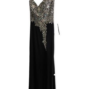 NWT strapless evening gown